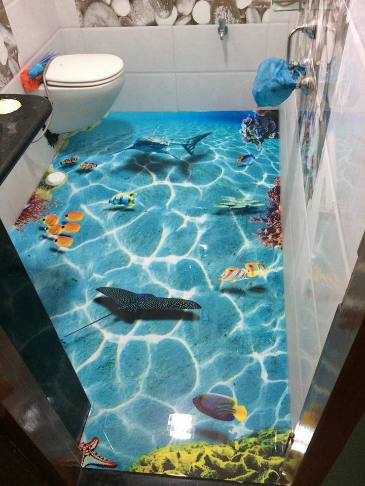 Decorative epoxy flooring in Guwahati