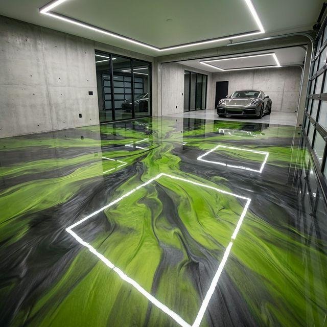 garage epoxy resin flooring in Guwahati